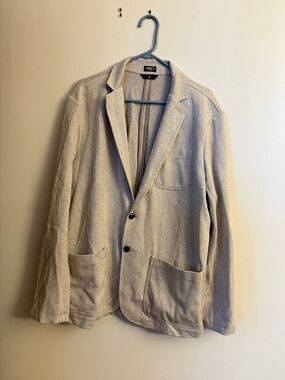 Faherty Stone Herringbone Knit Blazer